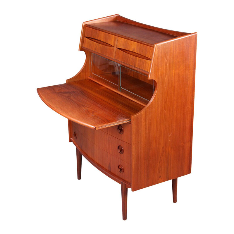 Vintage Arne Vodder teak secretary 1960