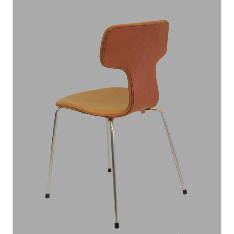 Set di 8 sedie a T o a martello vintage di Arne Jacobsen anni '60