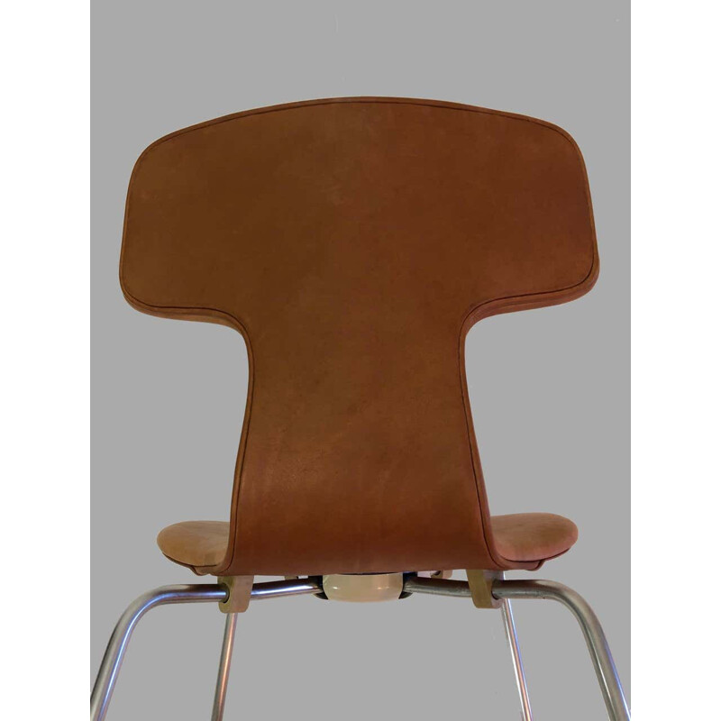 Set of 8 vintage T Chairs or Hammer Chairs Arne Jacobsen 1960s