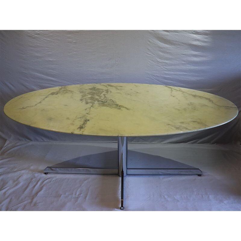 Vintage marble table Roche Bobois 1970