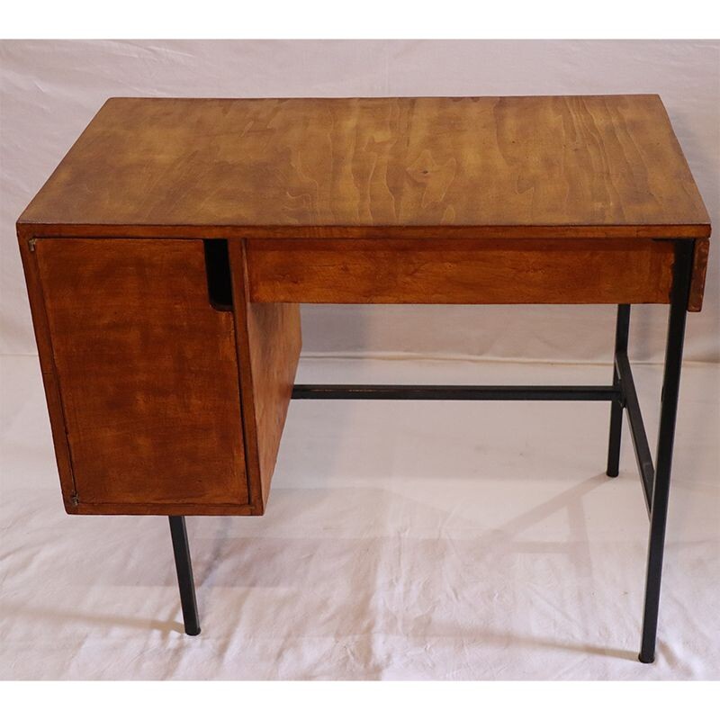 Vintage  'dame' desk Jacques Hitier 1950