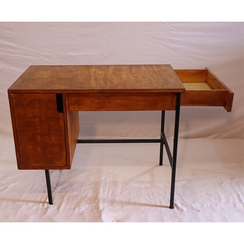 Vintage  'dame' desk Jacques Hitier 1950