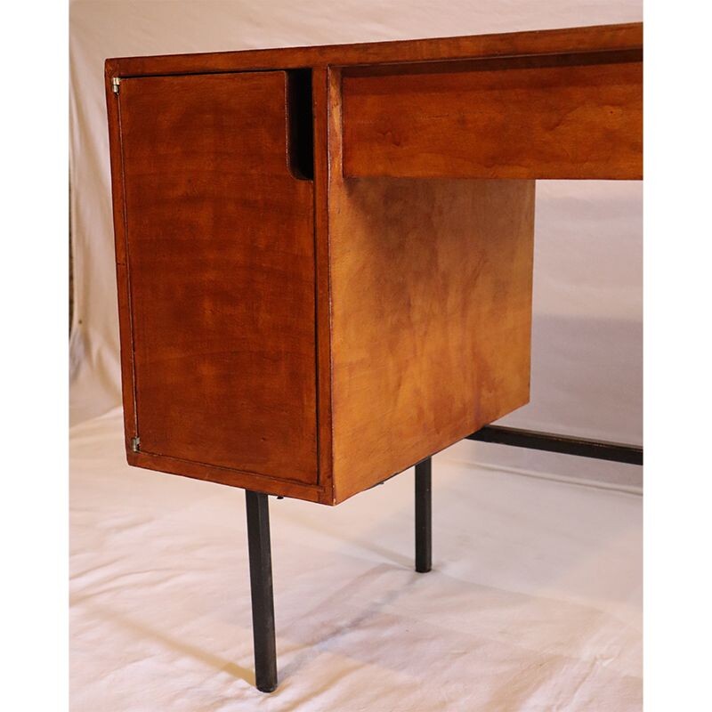 Vintage  'dame' desk Jacques Hitier 1950