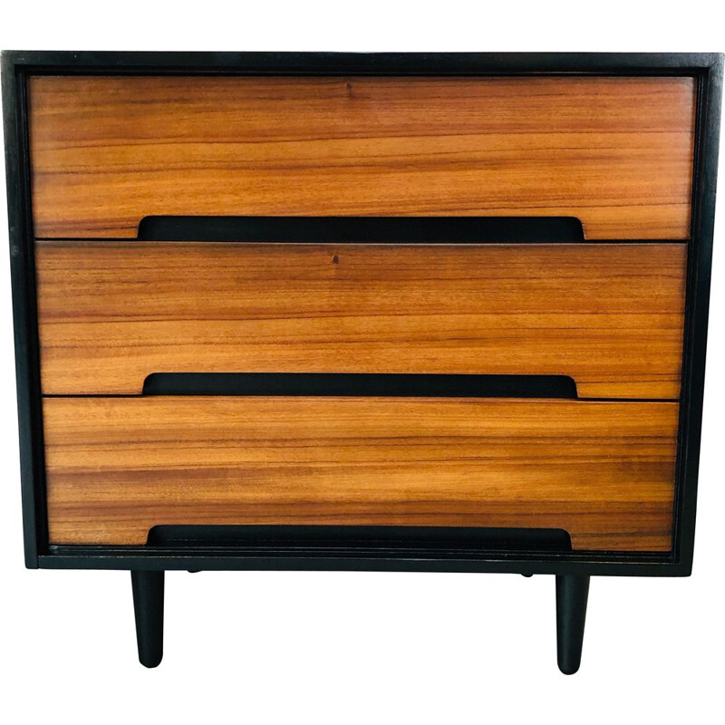 Vintage Stag C Range Walnut Chest Of Drawers By John Sylvia Reid