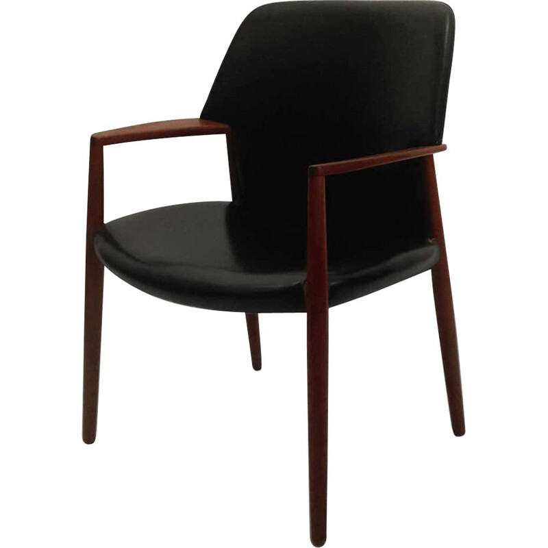 Vintage fauteuil Aksel Bender Madsen, Ejnar Larsen Inc. 1950
