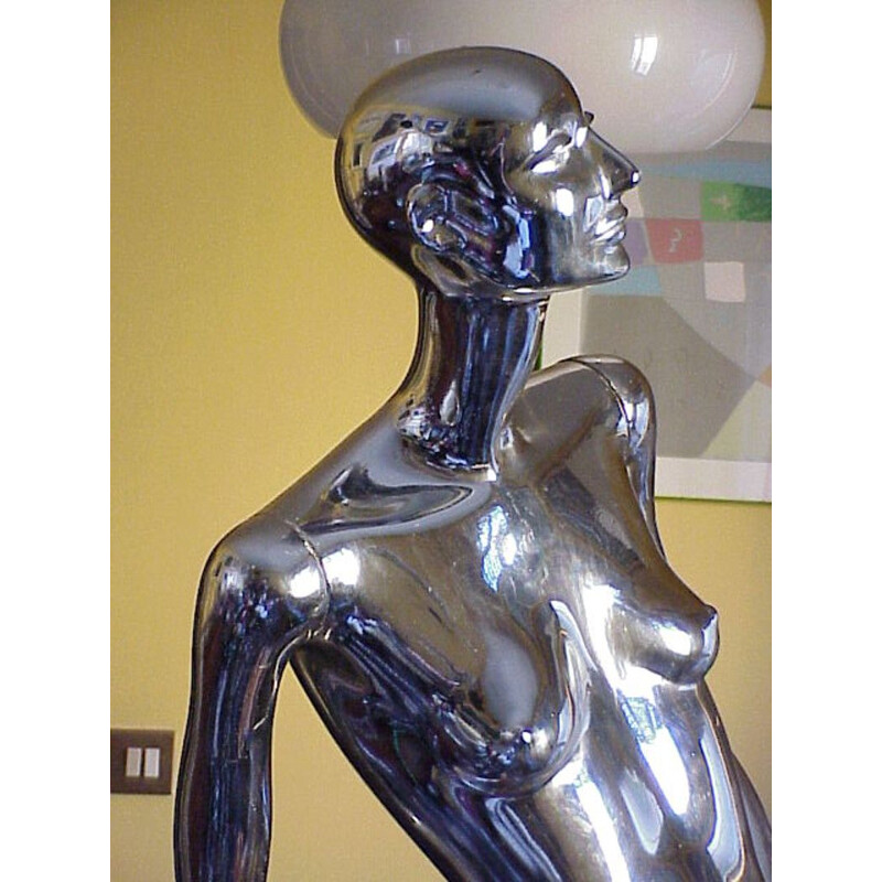 Maniquí vintage de la era espacial de Long Jenny de Prifio para Rinascente Milán, Italia 1970