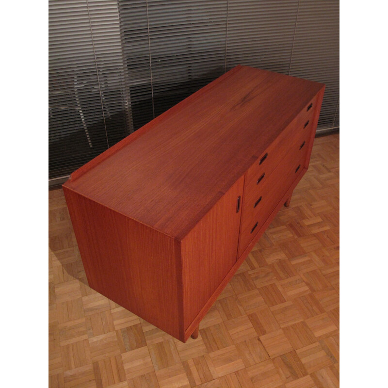 Vintage Arne Vodder Teak and Oak Sideboard For Sibast 1950