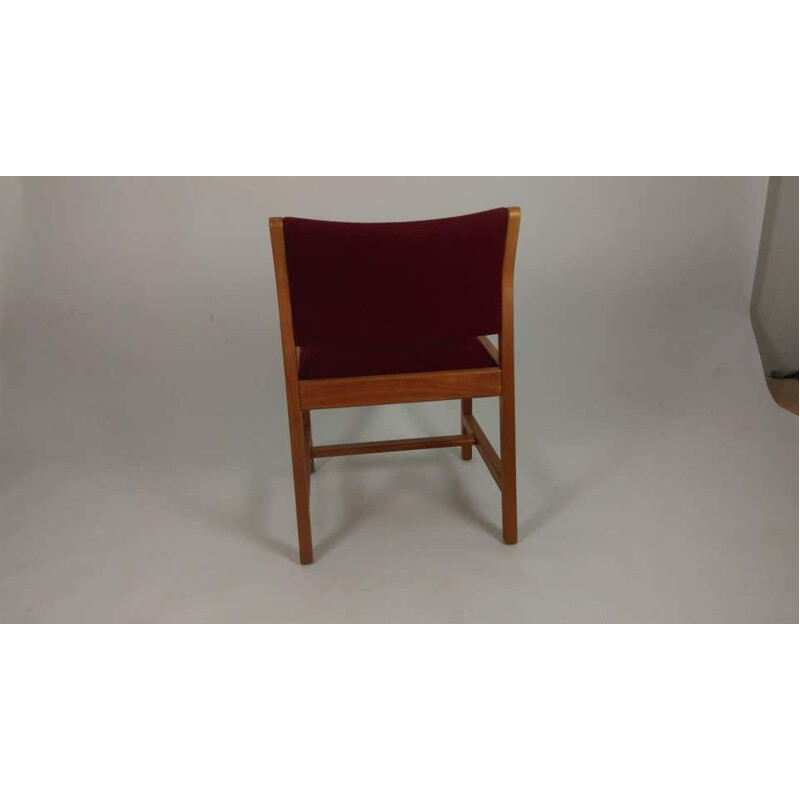 Set of 6 Vintage Dining Chairs  Model 3241 Borge Mogensen in Oak 1970s