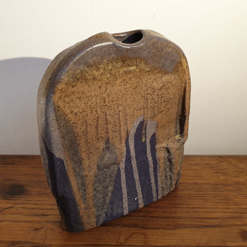 Vintage Steuler Objekte Brutalist Vase by Heiner Balzar 1960's