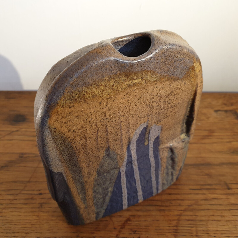 Vintage Steuler Objekte Brutalist Vase by Heiner Balzar 1960's