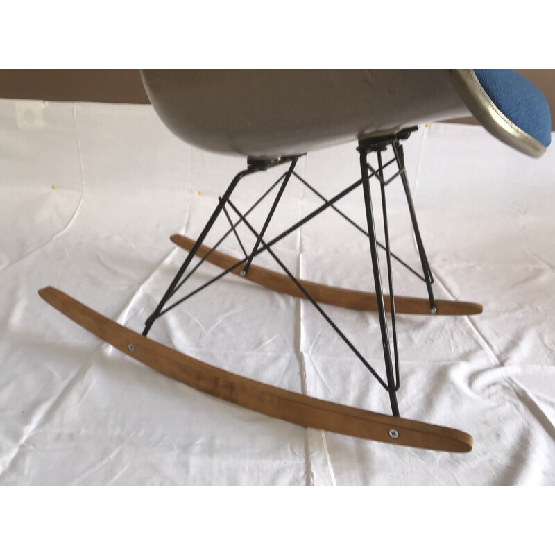 Fauteuil Rocking-Chair vintage Eames Herman Miler 1960