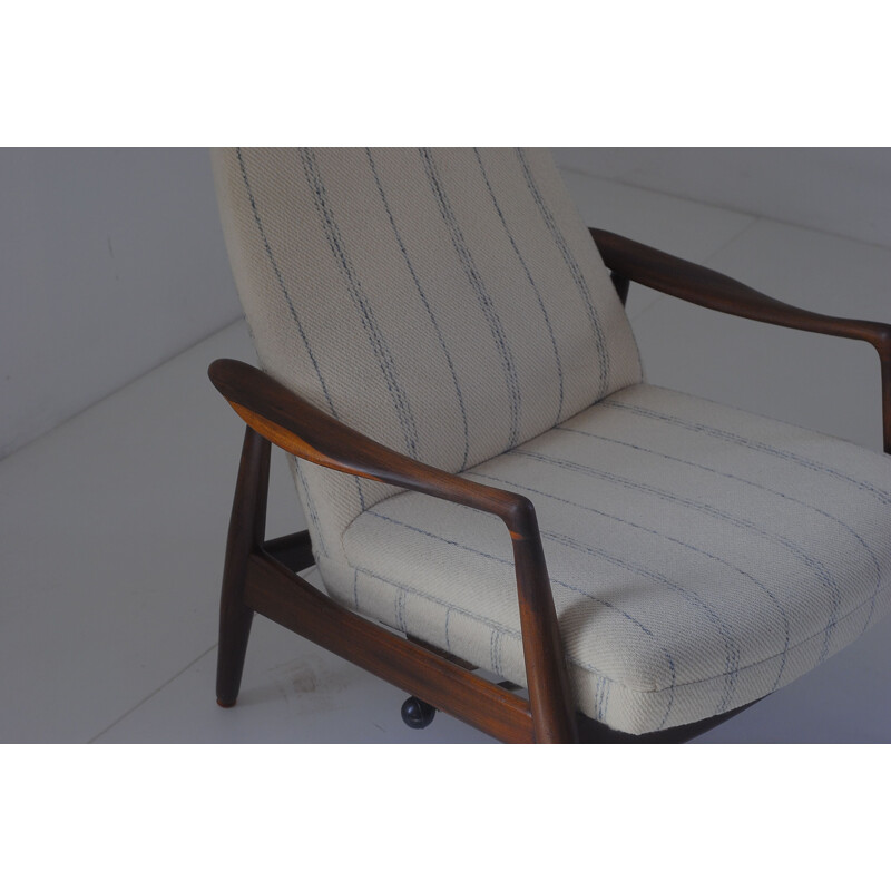 Vintage Teak Highback Armchair by Alf Svensson 1960