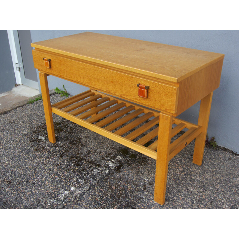 Vintage oak console by Sigurd Göransson for Fröseke AB Nybrofabriken 