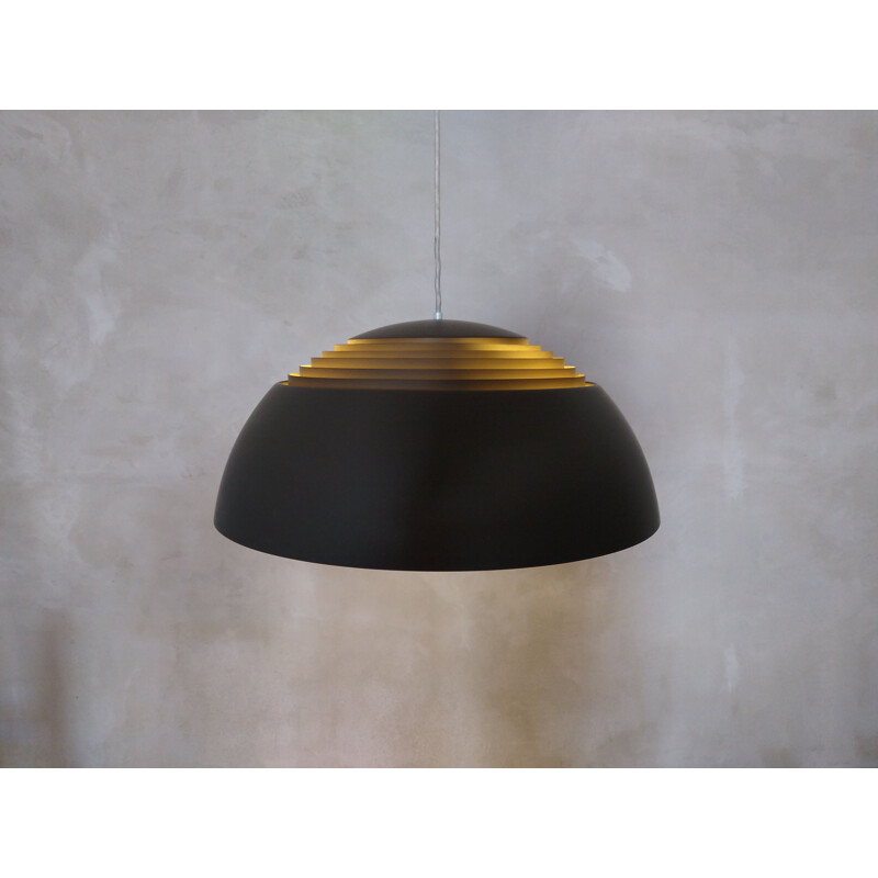 Vintage Suspension Lamp by Arne Jacobsen, Louis Poulsen AJ Royal Denmark, 1950s