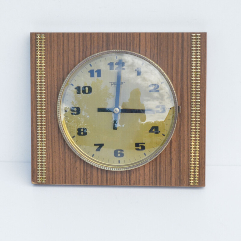 Orologio da parete vintage di Peter Electric Germania 1970