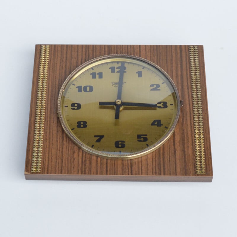Vintage wall clock by Peter Electric Germany 1970s
