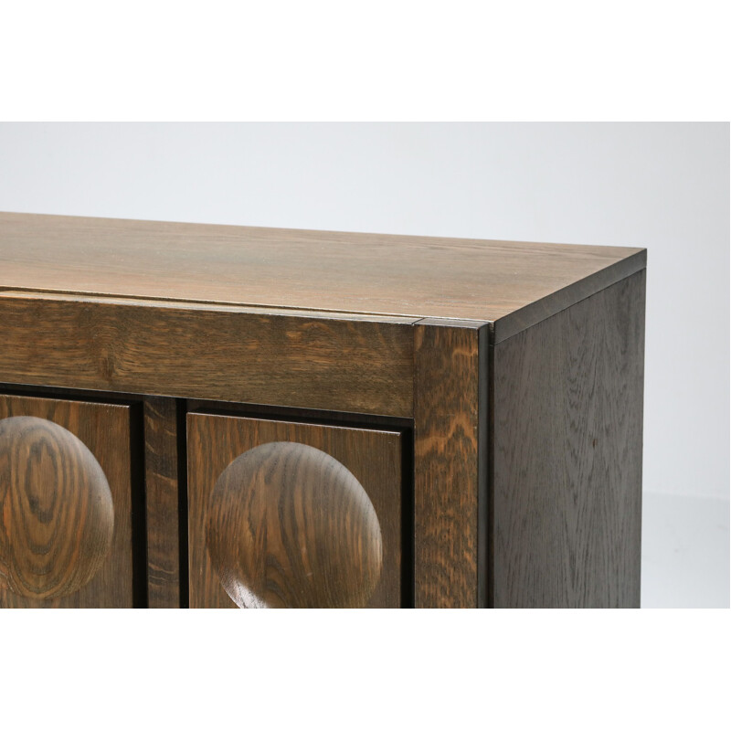 Vintage Graphical sideboard in oak 1970s