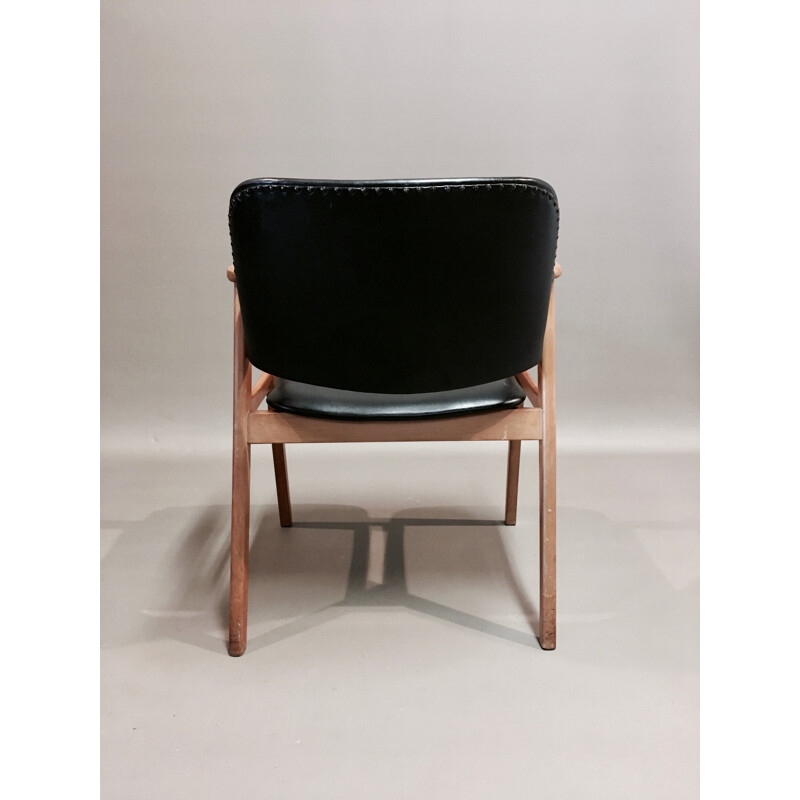 Vintage Erik Buck armchair Scandinavian 1950