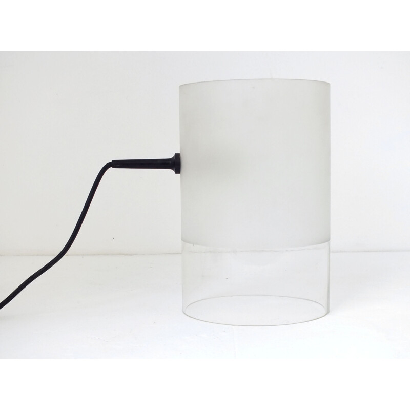 Vintage Fatua desk lamp glass Fontana Arte by Guido Rosati Italy 1970