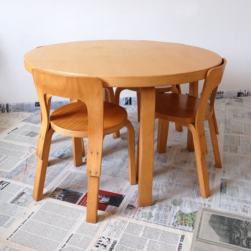 Chaises vintage enfants ALVAR AALTO - années 70