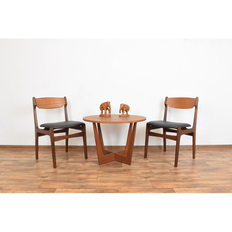 Set of 4 Mid-Century Danish Teak Dining Chairs by Erik Buch, 1960s