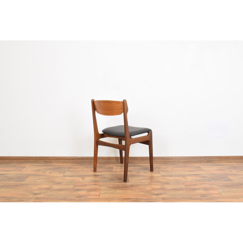 Set of 4 Mid-Century Danish Teak Dining Chairs by Erik Buch, 1960s