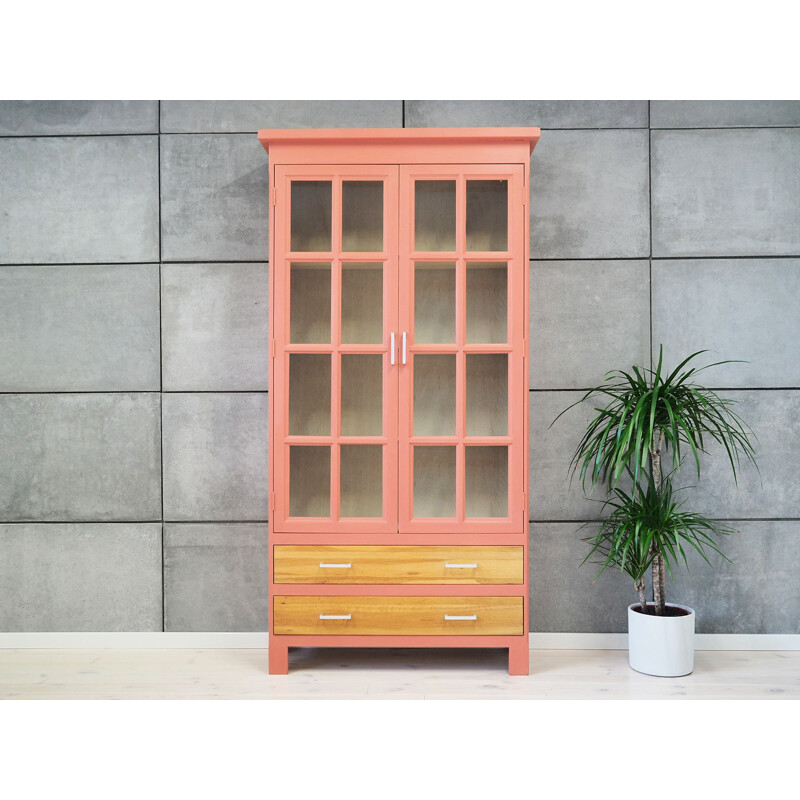 Cabinet vintage en chêne, français 1980