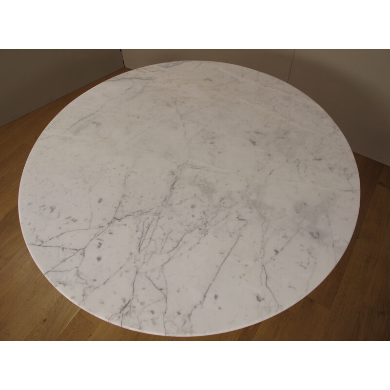 Knoll "Tulip" table in Calacatta marble, Eero SAARINEN - 1970s