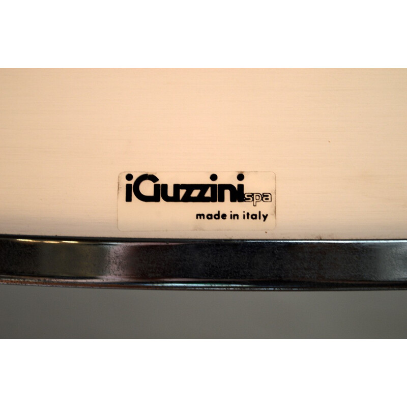 Guzzini "Kuala" Italian white ceiling light, Franco BRESCIANI - 1970s