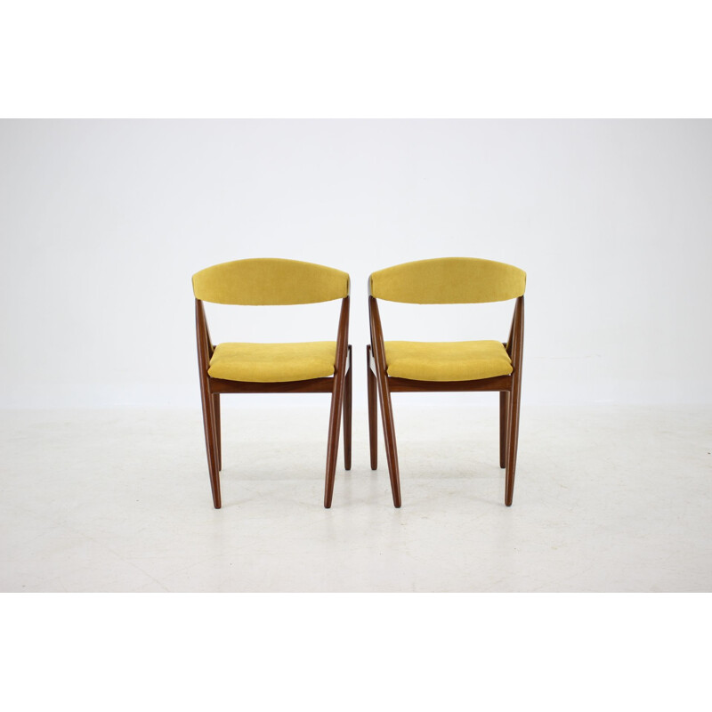 Set of 4 vintage Kai Kristiansen Teak Dining Chairs 1960s 