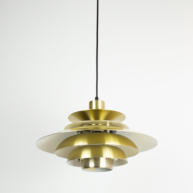 Vintage pendant lamp Verona, Jeka Danish  1980a