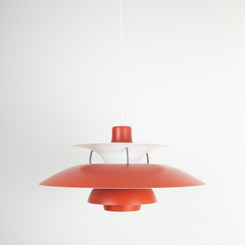 Vintage pendant lamp PH 5 by Poul Henningsen, Louis Poulsen, Danish 1958