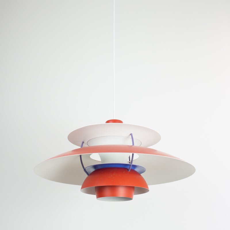 Suspension vintage PH 5 de Poul Henningsen, Louis Poulsen, Danemark 1958