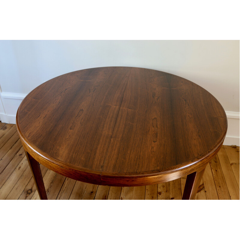 Vintage table rosewood by  Rio Johannes Andersen scandinavian 1960