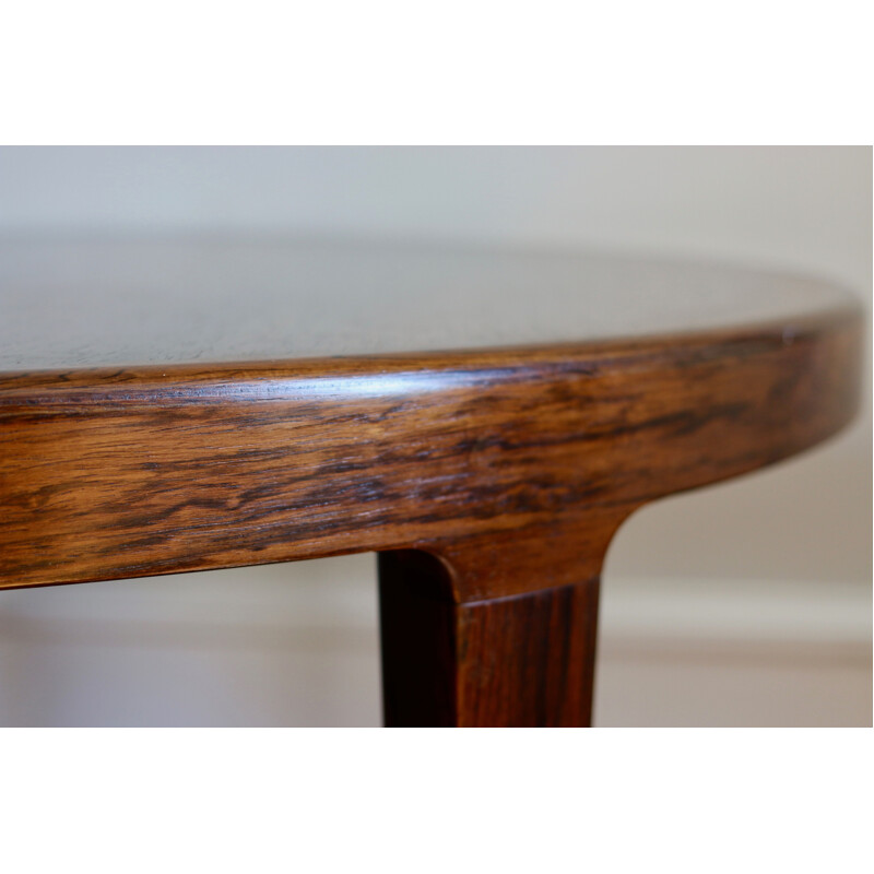 Vintage table rosewood by  Rio Johannes Andersen scandinavian 1960