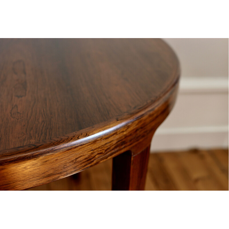 Vintage table rosewood by  Rio Johannes Andersen scandinavian 1960