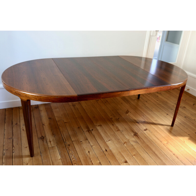 Vintage table rosewood by  Rio Johannes Andersen scandinavian 1960