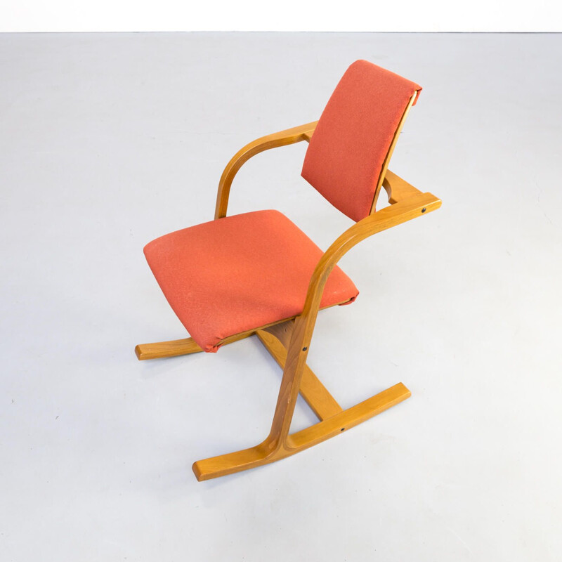 Rocking chair vintage ergonomique "Actulum" pour Stokke Fabrikker AS Scandinavian 2005