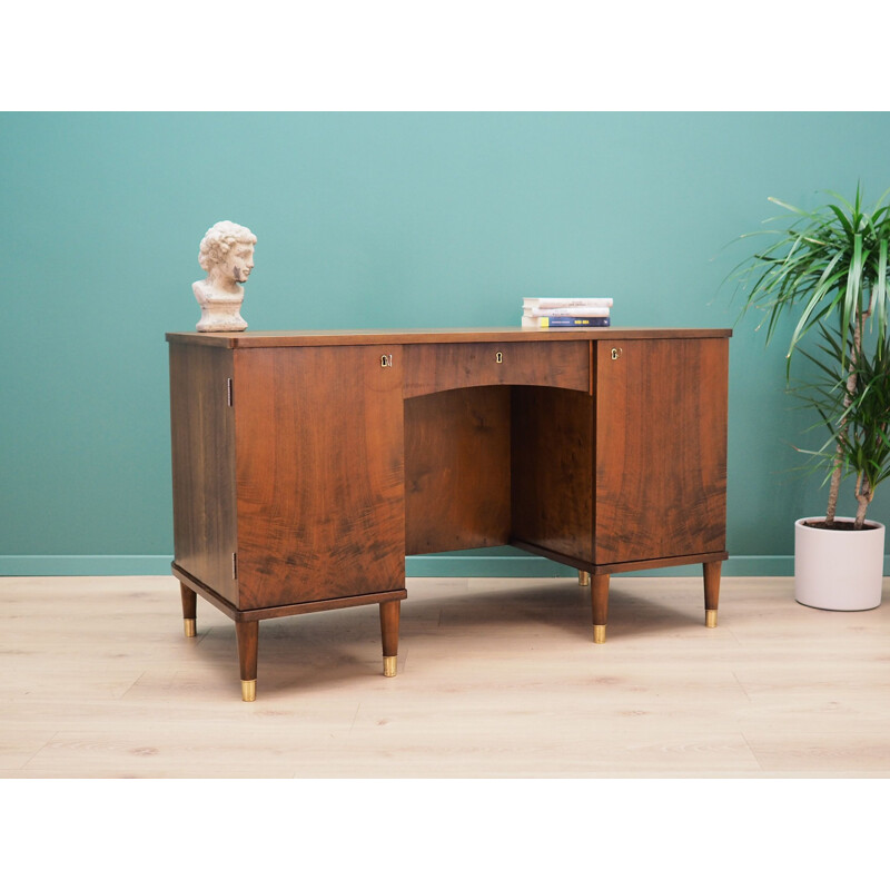 Vintage Desk walnut, Danish 1960s