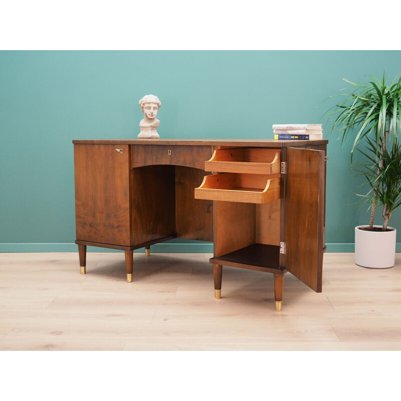 Bureau Vintage en noyer, Danemark 1960