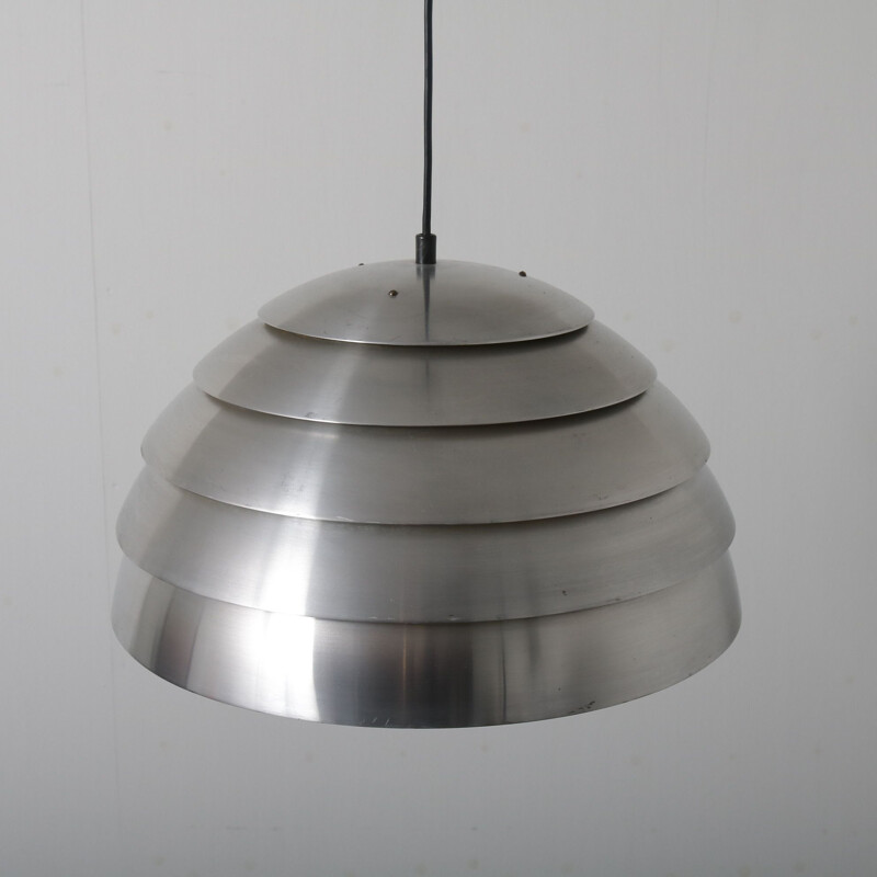 Vintage hanging lamp Chrome by Hans Agne Jakobsson for Markaryd, Sweden 1960s