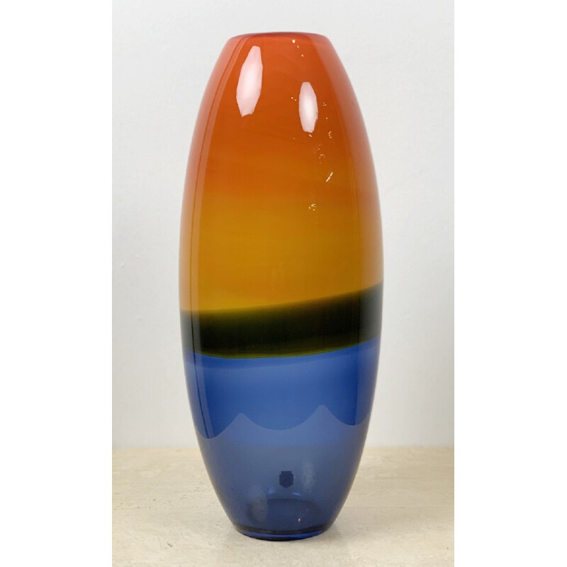 Vintage Murano vase 'Incalmo' by Gino Cenedese 1960