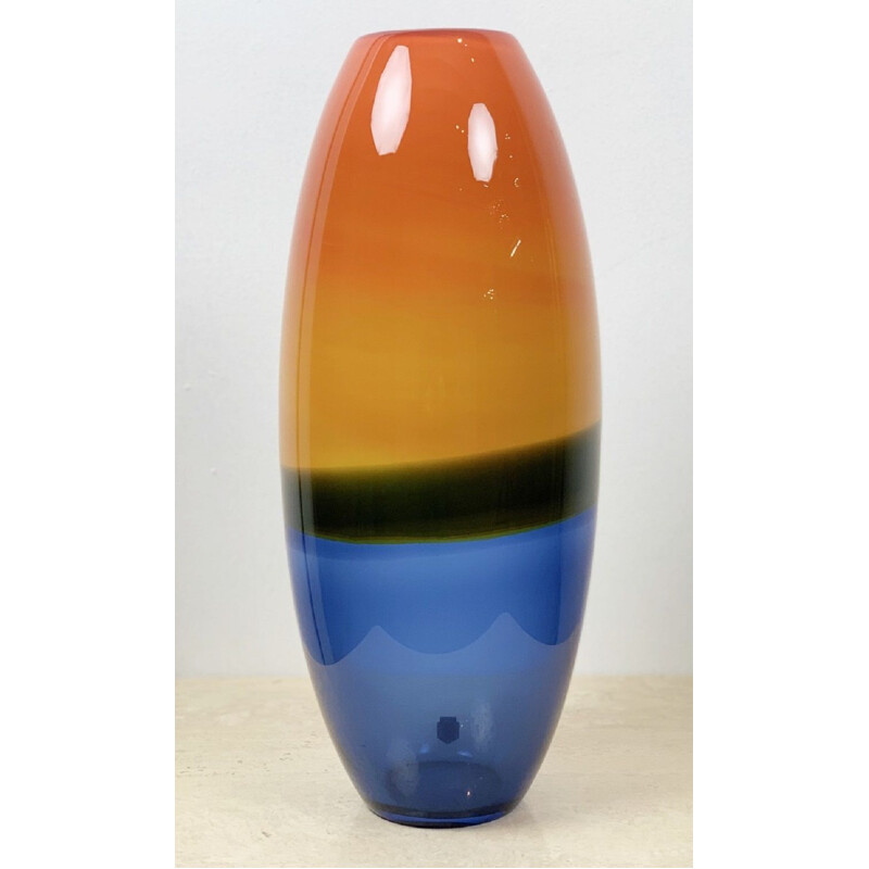 Vase vintage Murano 'Incalmo' par Gino Cenedese 1960