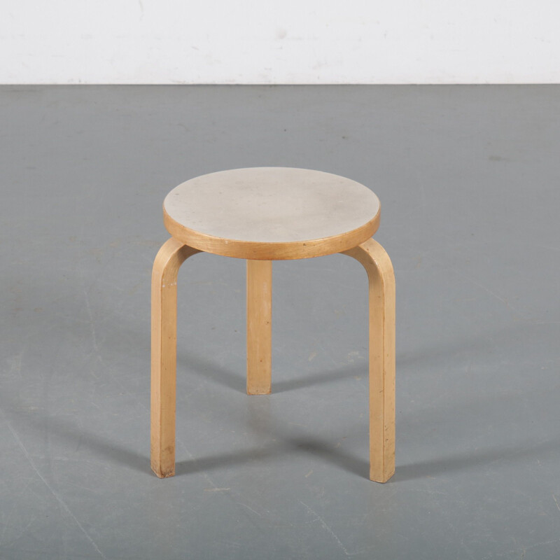 Vintage stools 'Model 60' by Alvar Aalto for Artek, Finland 1960s
