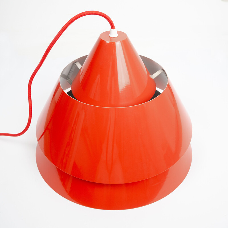 Vintage pendant lamp Zone by Jo Hammerborg, Denmark, 1969