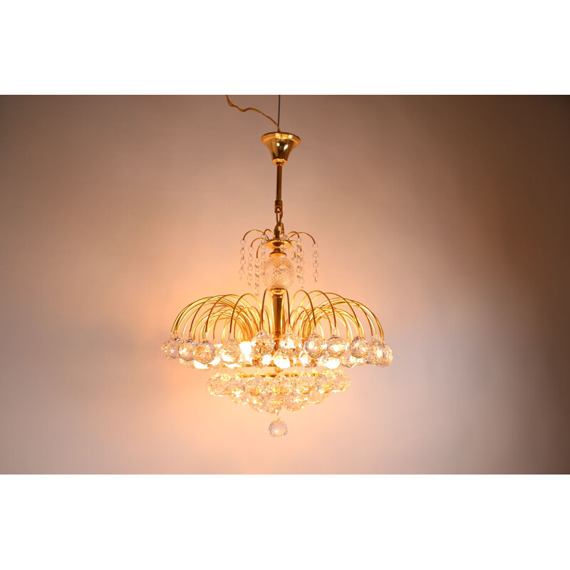 Vintage Chandelier by Christoph Palmer Crystal 1960