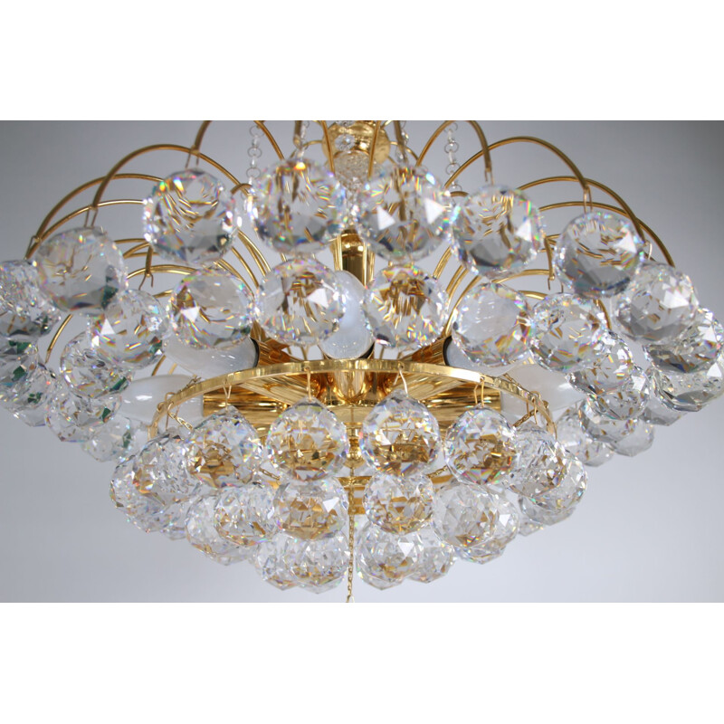 Vintage Chandelier by Christoph Palmer Crystal 1960