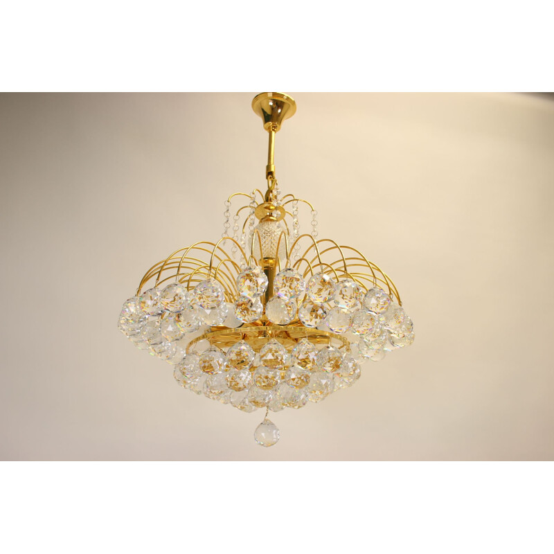 Vintage Chandelier by Christoph Palmer Crystal 1960