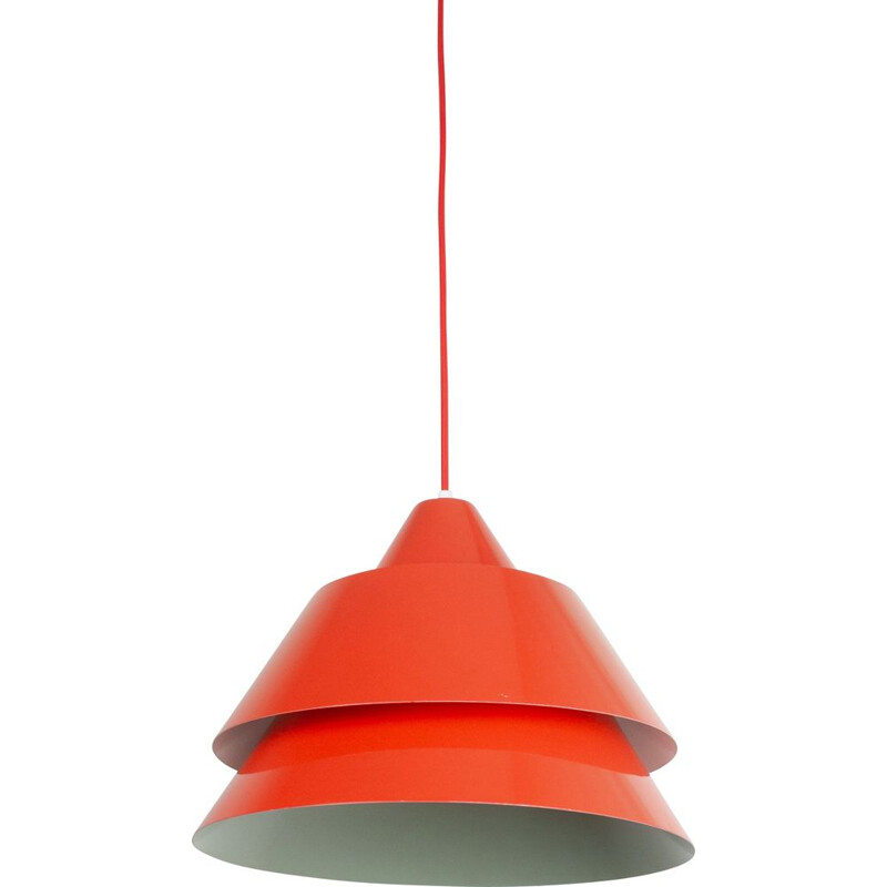 Vintage pendant lamp Zone by Jo Hammerborg, Denmark, 1969