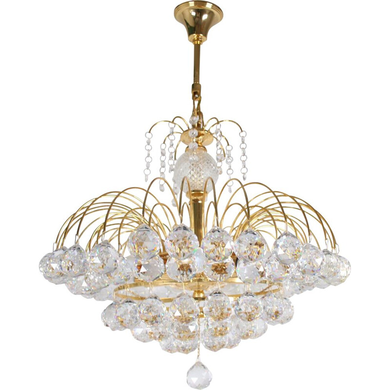 Vintage Chandelier by Christoph Palmer Crystal 1960